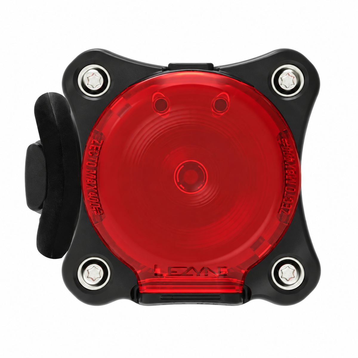 Luce posteriore LEZYNE ZECTO DRIVE MAX 400 nera — vista del prodotto su sfondo bianco