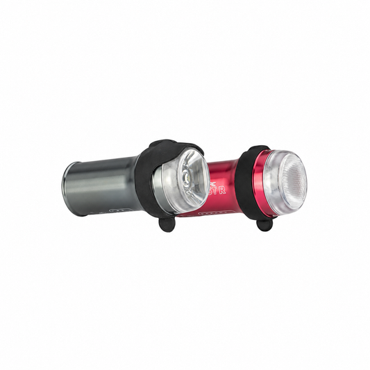 Luci anteriore e posteriore EXPOSURE LIGHTS BOOST DB/BOOST-R REAKT — vista del prodotto su sfondo bianco