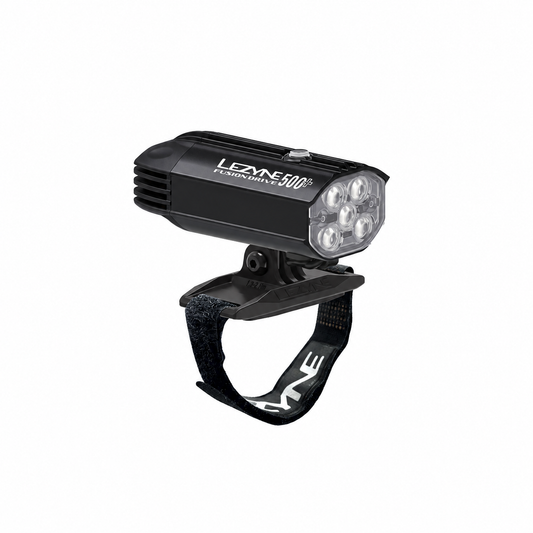 Luce anteriore LEZYNE HELMET FUSION DRIVE 500+ — vista del prodotto su sfondo bianco