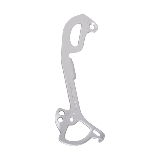 Piastra interna lunga del cambio posteriore SHIMANO XT RD-M772 SGS — Y5W710000 — foto del componente su sfondo bianco