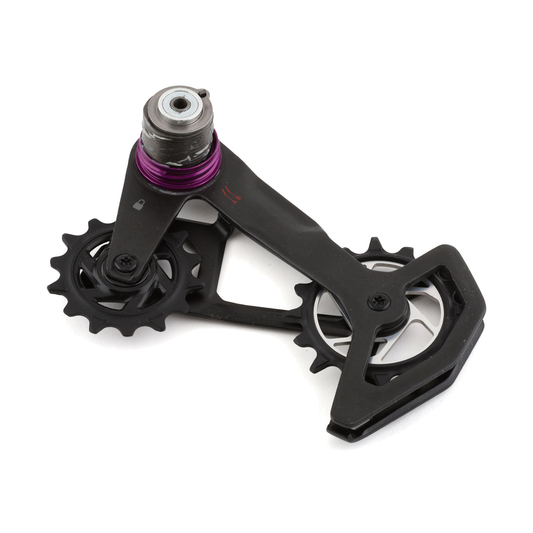 Gabbia e pulegge SRAM XX-SL T-TYPE EAGLE AXS — 11.7518.104.010 — foto del componente su sfondo bianco