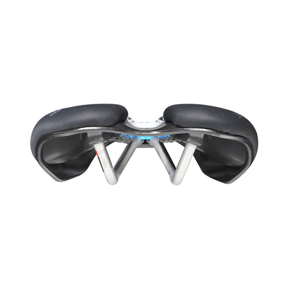 Sella SELLE ITALIA SLR BOOST ENDURANCE SUPERFLOW L con binari Ti316 nera — vista posteriore