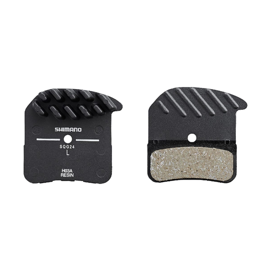 Pastiglie freno organiche ventilate SHIMANO H03A per freni a 4 pistoncini SAINT / XT 8020 / ZEE — vista principale