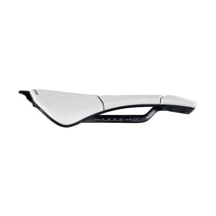 Sella PROLOGO SCRATCH M5 PAS, binari in carbonio, larghezza 140 mm, bianca — vista aggiuntiva