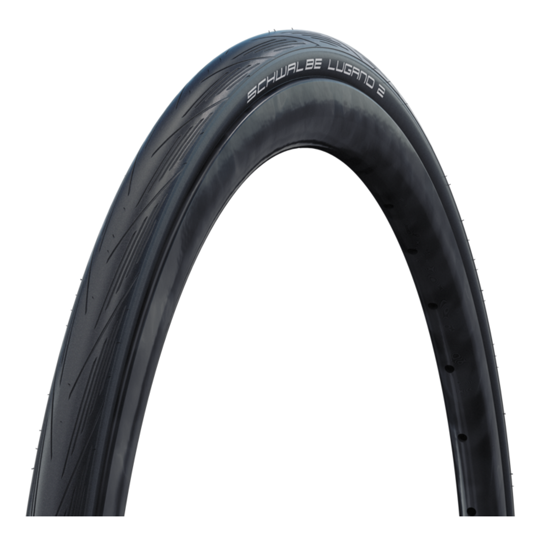 Copertone SCHWALBE LUGANO II 700c K-Guard per camera d’aria nero