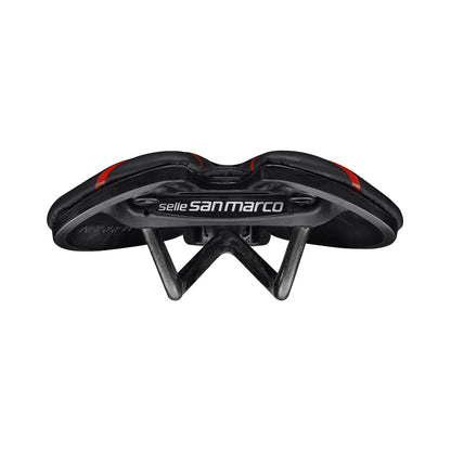 Sella SAN MARCO ASPIDE SHORT OPEN-FIT CARBON FX NARROW con binari in carbonio — vista aggiuntiva