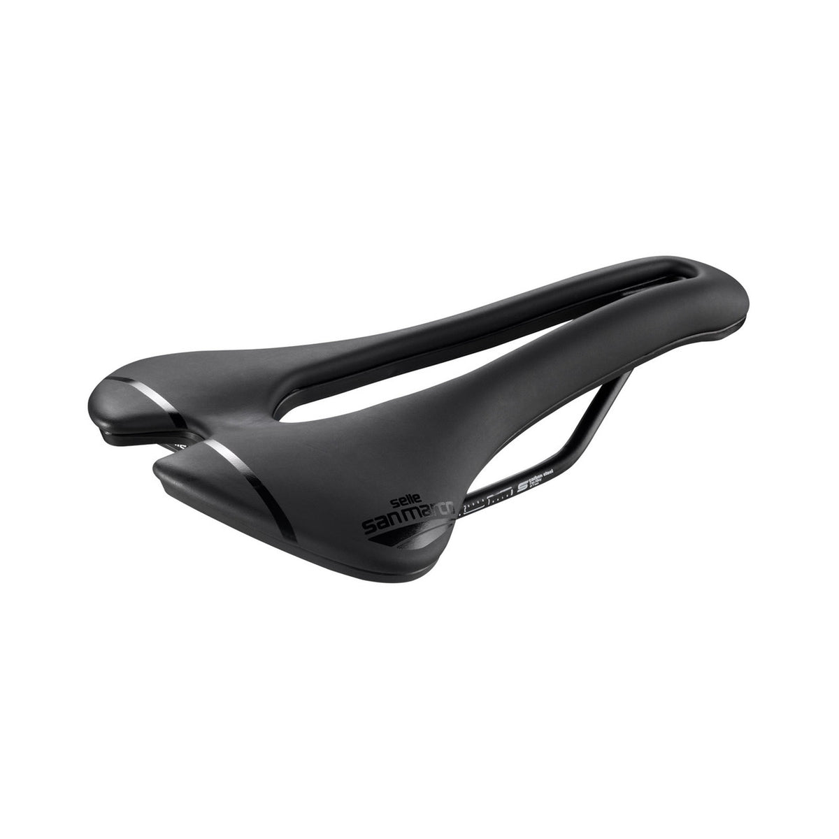 Sella SAN MARCO ASPIDE SHORT OPEN-FIT SPORT WIDE con binari in acciaio — vista aggiuntiva