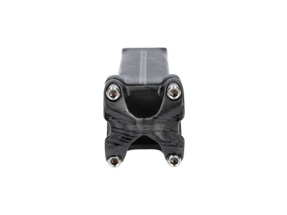Attacco manubrio FSA KFX in carbonio -12° grigio — vista frontale