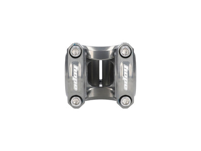 Attacco manubrio HOPE GRAVITY color fumo — vista frontale