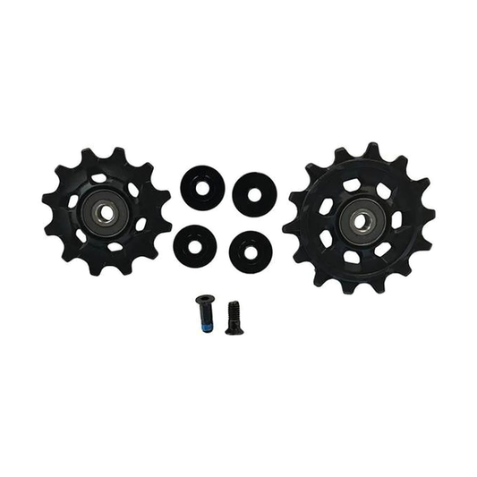 Pulegge del cambio posteriore a 12 velocità SRAM GX (x2) #11.7518.089.000 — componente su sfondo bianco