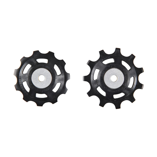 Pulegge del cambio posteriore a 11 velocità SHIMANO XT RD-M8000 — componente su sfondo bianco