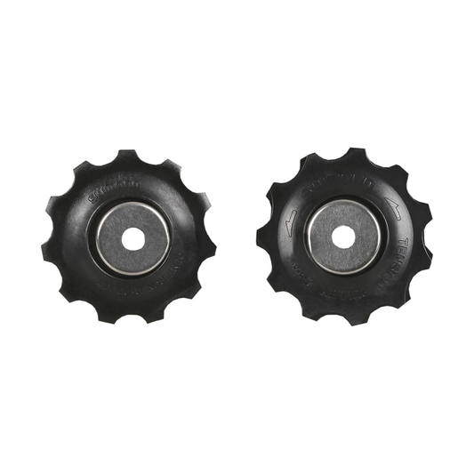 Pulegge del cambio posteriore a 9/10 velocità SHIMANO DEORE / SLX RD-M593 — componente su sfondo bianco