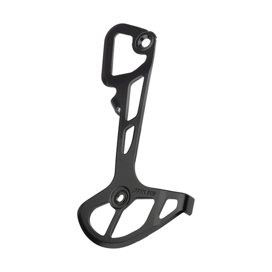 Gabbia interna lunga del cambio posteriore SHIMANO XT RD-M8100 — componente su sfondo bianco