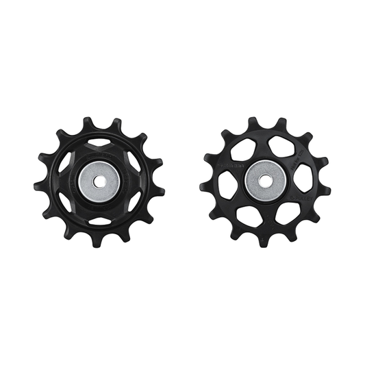 Pulegge del cambio posteriore a 9/10/11 velocità SHIMANO RD-U6000/U4000 — componente su sfondo bianco