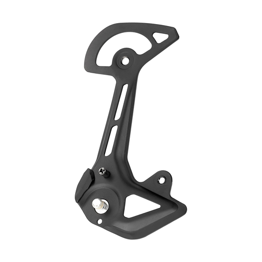 Gabbia esterna lunga del cambio posteriore SHIMANO SLX RD-M7100 SGS — componente su sfondo bianco