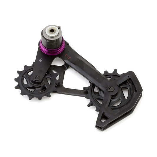 Gabbia + pulegge SRAM GX T-TYPE EAGLE AXS — componente su sfondo bianco