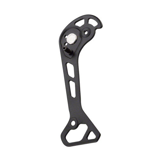 Gabbia esterna lunga per cambio posteriore SHIMANO XT M8000 SGS — componente su sfondo bianco