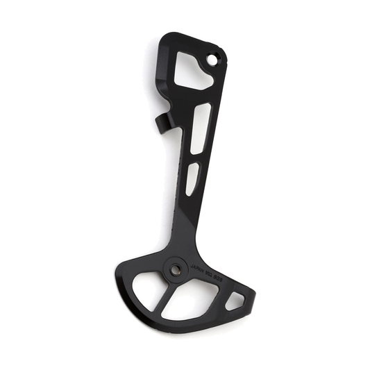 Gabbia interna lunga per cambio posteriore SHIMANO XT RD-M8120-SGS — componente su sfondo bianco