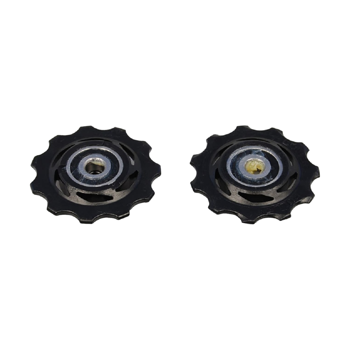 Pulegge del cambio posteriore a 9 velocità SRAM X0 (dal 2008) #11.7515.022.000 nere — componente su sfondo bianco