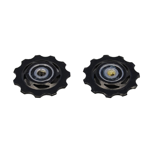 Pulegge del cambio posteriore a 9 velocità SRAM X0 (dal 2008) #11.7515.022.000 nere — componente su sfondo bianco