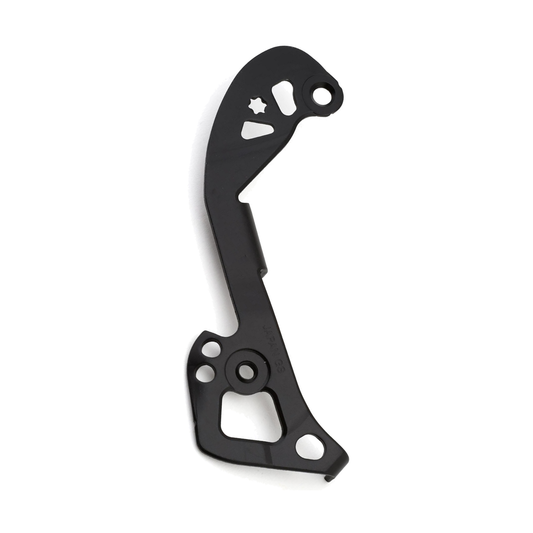 Gabbia interna corta del cambio posteriore SHIMANO XTR M9000 GS — componente su sfondo bianco