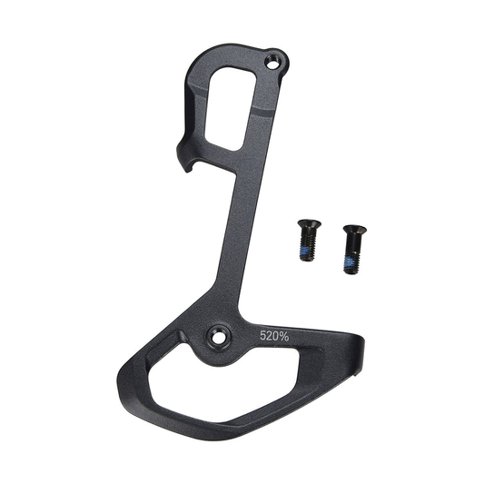 Gabbia interna e viteria del cambio posteriore SRAM XX1 Eagle (52T) Lunar — componente su sfondo bianco