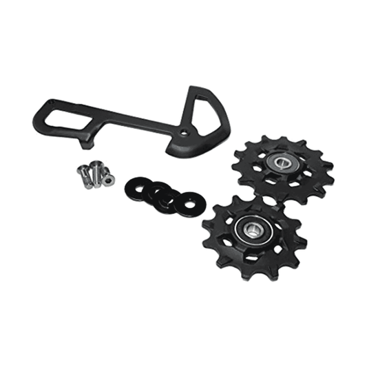 Gabbia interna + pulegge a 8 velocità SRAM EX1 — componente su sfondo bianco