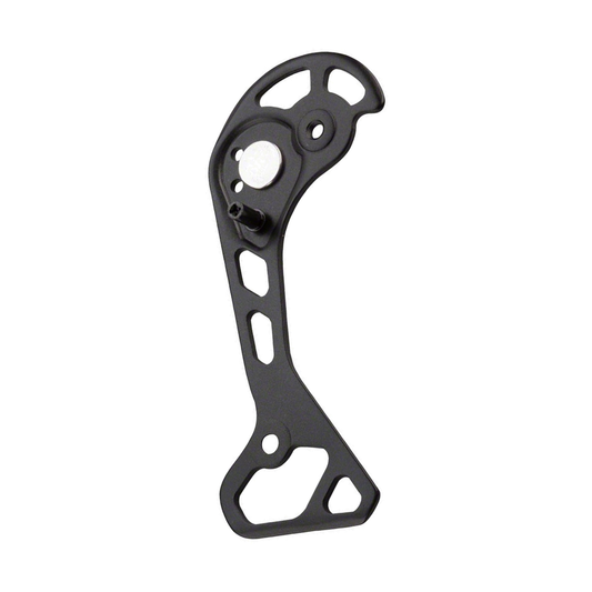 Gabbia esterna corta per cambio posteriore SHIMANO XT M8000 GS — componente su sfondo bianco