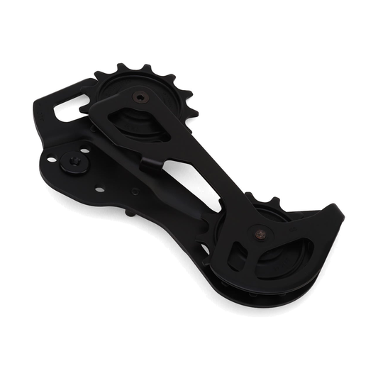 Gabbia e pulegge per cambio posteriore 12V SHIMANO XT RD-M8250 GS — componente su sfondo bianco