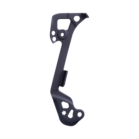 Gabbia interna lunga del cambio posteriore SHIMANO XTR Di2 RD-M9050-SGS — componente su sfondo bianco