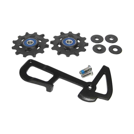 Gabbia interna + pulegge 1x11V SRAM XX1 X-SYNC — componente su sfondo bianco