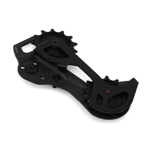 Gabbia e pulegge per cambio posteriore 12V SHIMANO XTR RD-M9250 GS — componente su sfondo bianco