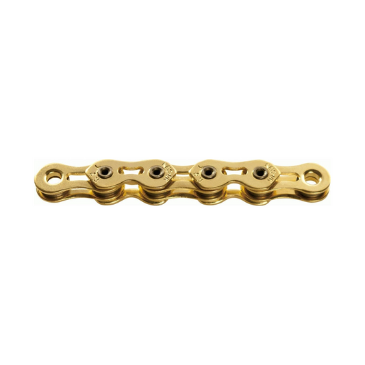 Catena 1 velocità KMC K1SL Narrow Ti-N oro — foto del prodotto su sfondo bianco