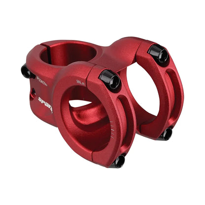 Attacco manubrio SPANK SPOON 350 rosso — vista principale su sfondo bianco