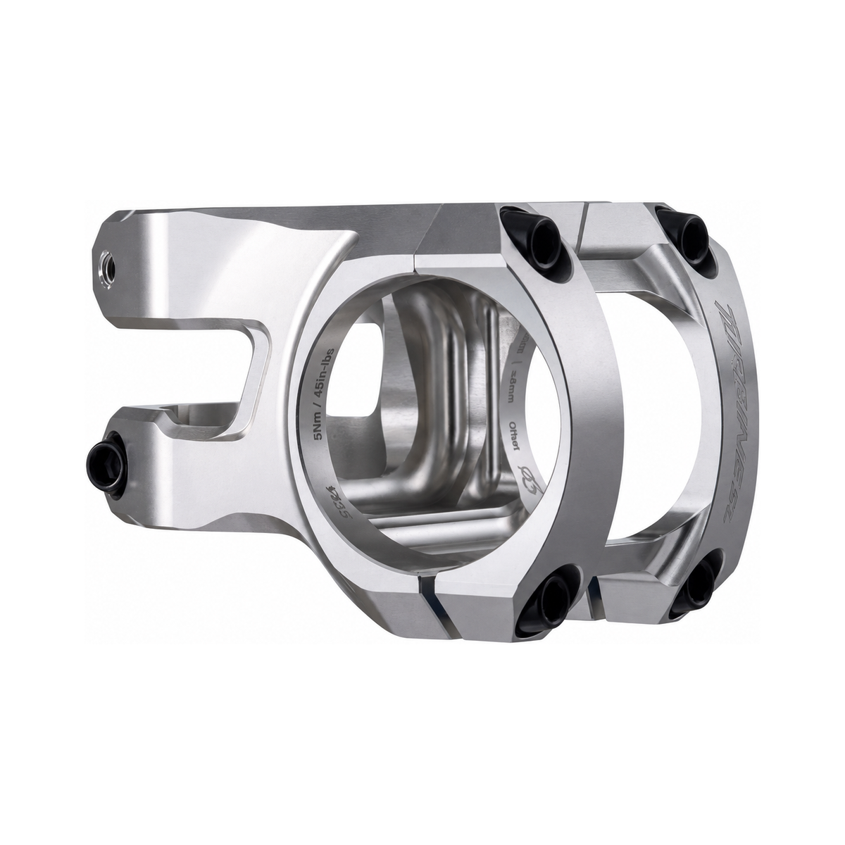 Attacco manubrio RACE FACE TURBINE SL 35 argento — vista principale su sfondo bianco