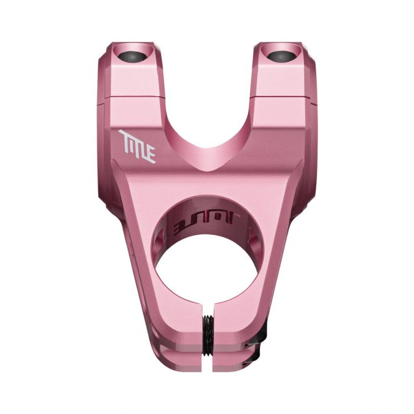 Attacco manubrio TITLE ST1 rosa — vista principale su sfondo bianco