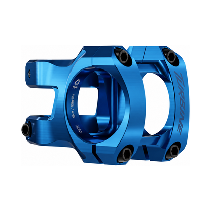 Attacco manubrio RACE FACE TURBINE 35 blu 2026 — vista principale su sfondo bianco
