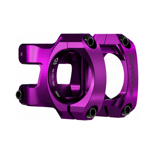 Attacco manubrio RACE FACE TURBINE 35 viola 2026 — vista principale su sfondo bianco