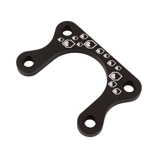 Distanziali per attacco manubrio BURGTEC a montaggio diretto (2x) da 5 mm con viti — vista principale su sfondo bianco