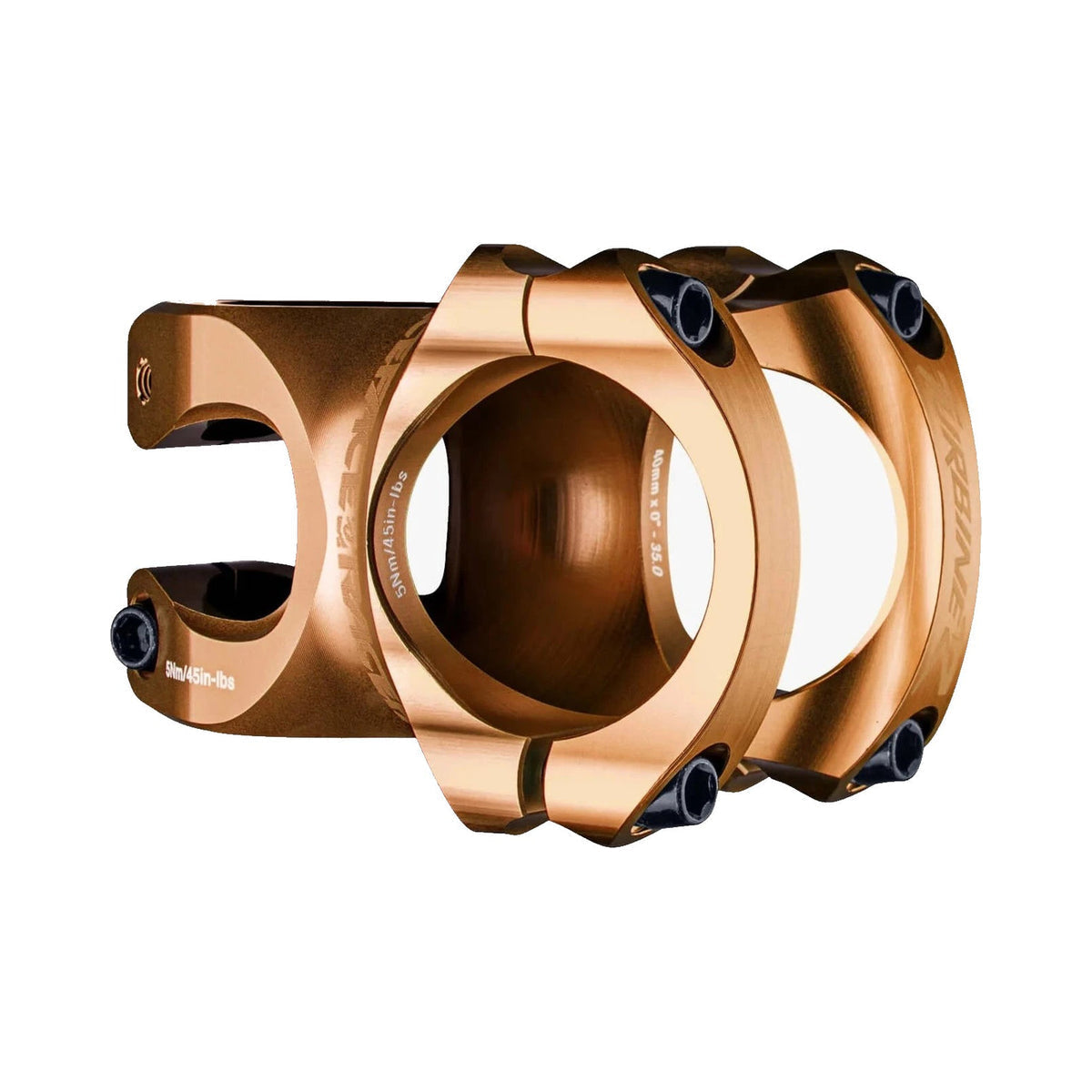 Attacco manubrio RACE FACE TURBINE R 35 bronzo KashMoney — vista principale su sfondo bianco