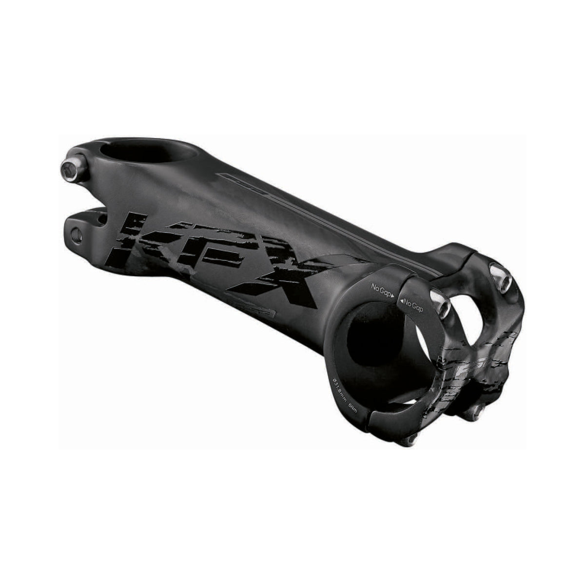 Attacco manubrio FSA KFX in carbonio -12° grigio — vista principale su sfondo bianco