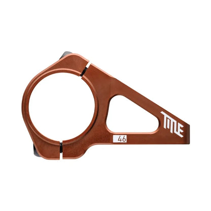 Attacco manubrio TITLE DM1 bronzo — vista principale su sfondo bianco