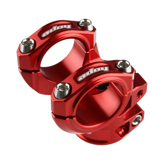 Attacco manubrio HOPE GRAVITY 20 mm rosso — vista principale su sfondo bianco