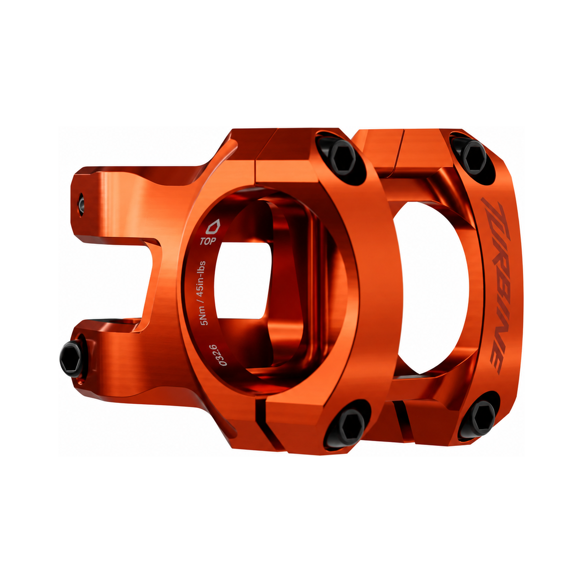 Attacco manubrio RACE FACE TURBINE 35 arancione 2026 — vista principale su sfondo bianco
