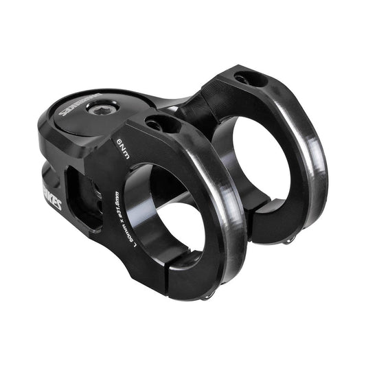 Attacco manubrio DMR DEFY50 rialzo 5mm nero — vista principale su sfondo bianco