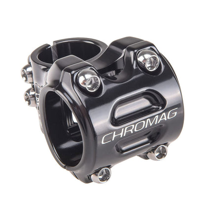 Attacco manubrio CHROMAG HIFI V2 0° nero — vista principale su sfondo bianco