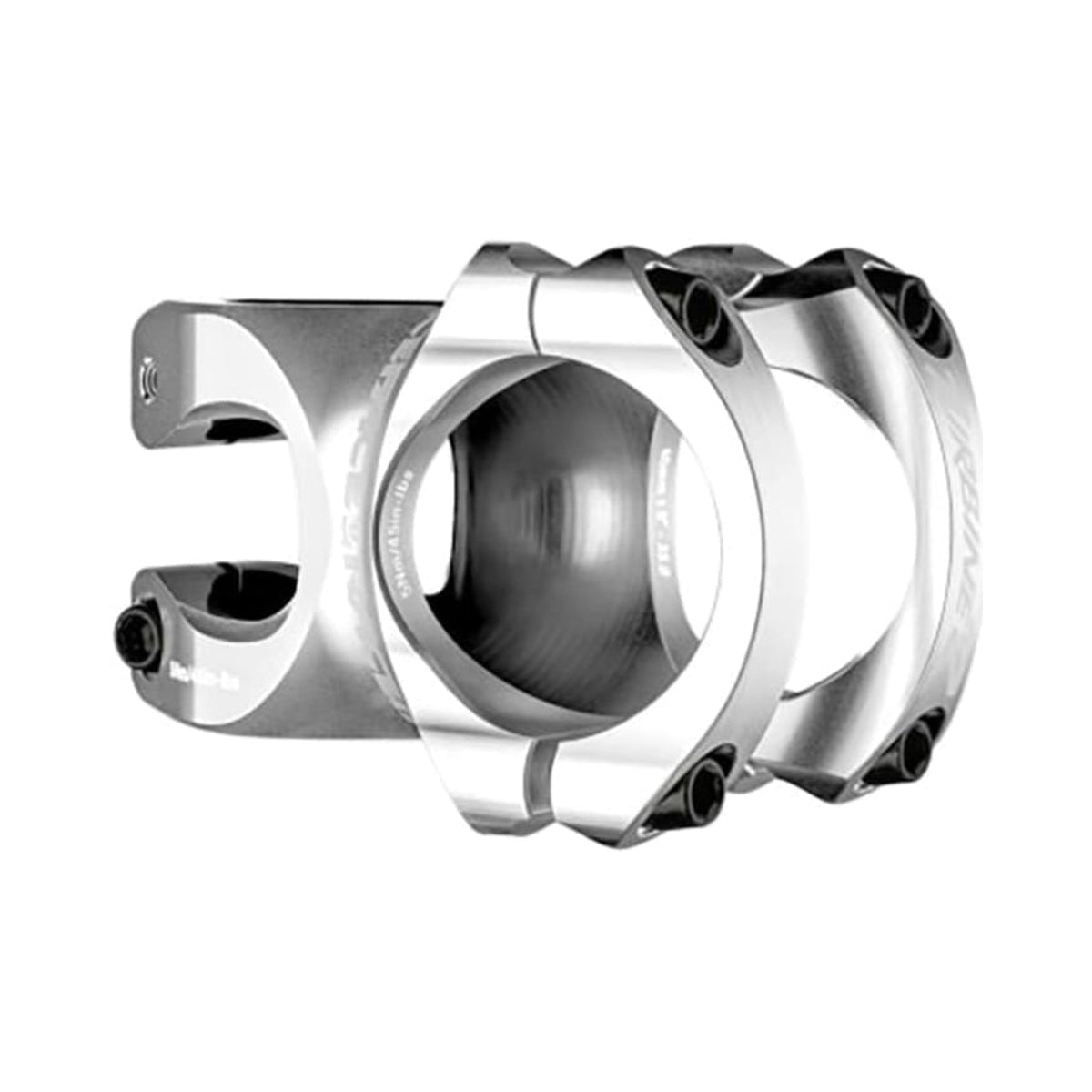 Attacco manubrio RACE FACE TURBINE R 35 argento — vista principale su sfondo bianco