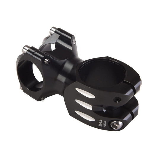 Attacco manubrio REVERSE COMPONENTS S-TRAIL CANNONDALE 8° nero — vista principale su sfondo bianco