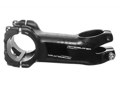 Attacco manubrio FSA AFTERBURNER in alluminio -12° nero — vista laterale sinistra