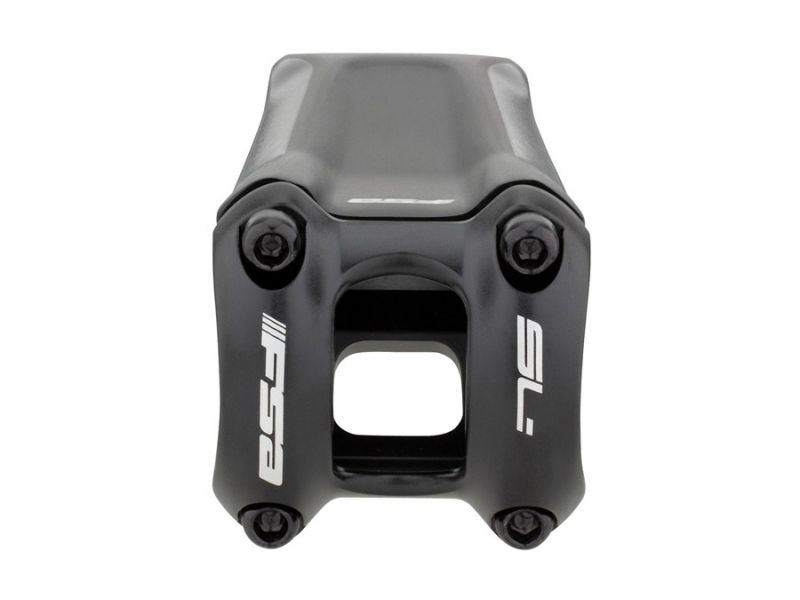 Attacco manubrio FSA SL-K in alluminio -20° grigio — vista frontale